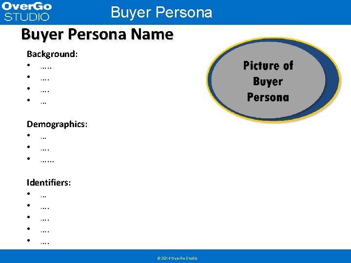 Buyer Persona Template Buyer Persona Name Background: • … Demographics: • …. . .
