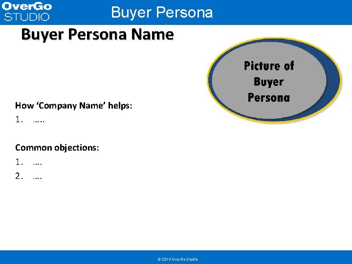 Buyer Persona Template Buyer Persona Name How ‘Company Name’ helps: 1. …. . Common