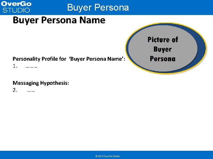 Buyer Persona Template Buyer Persona Name Personality Profile for ‘Buyer Persona Name’: 1. ………