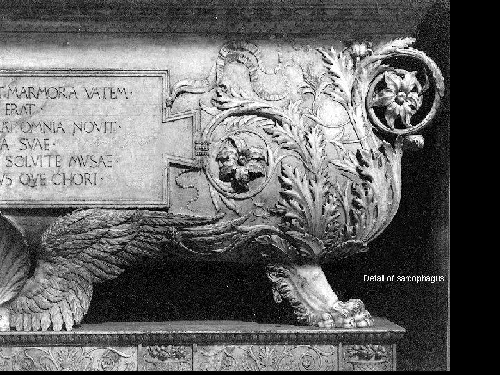 Detail of sarcophagus 