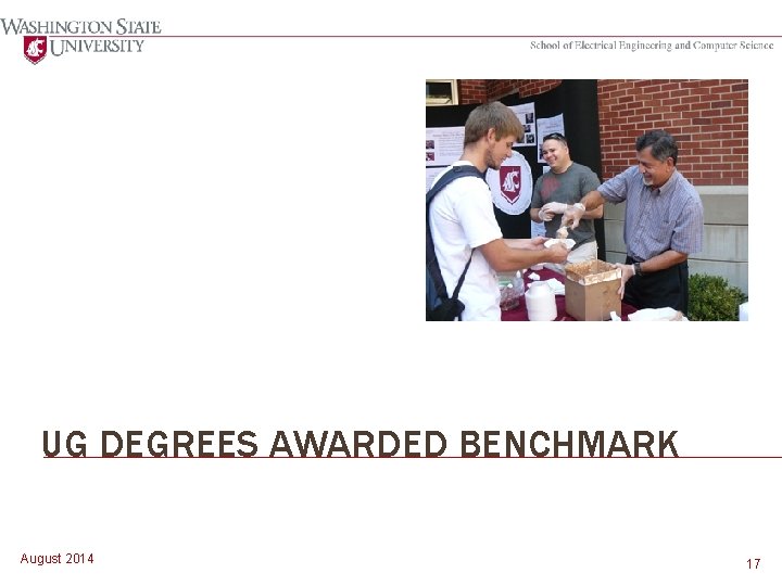 UG DEGREES AWARDED BENCHMARK August 2014 17 