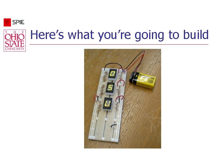 Here’s what you’re going to build 