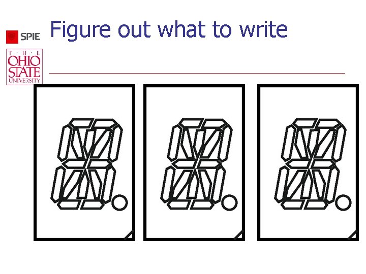 Figure out what to write 