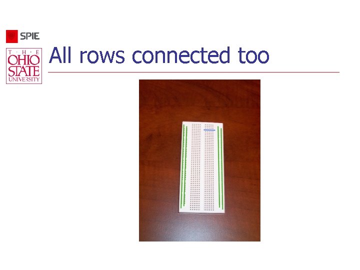 All rows connected too 