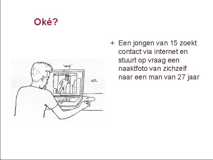 Oké? + Een jongen van 15 zoekt contact via internet en stuurt op vraag