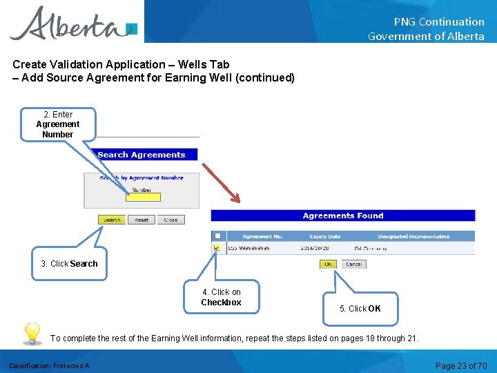 PNG Continuation Government of Alberta Create Validation Application – Wells Tab – Add Source