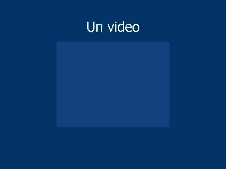 Un video 