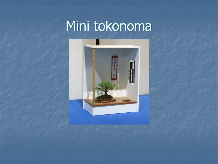 Mini tokonoma 