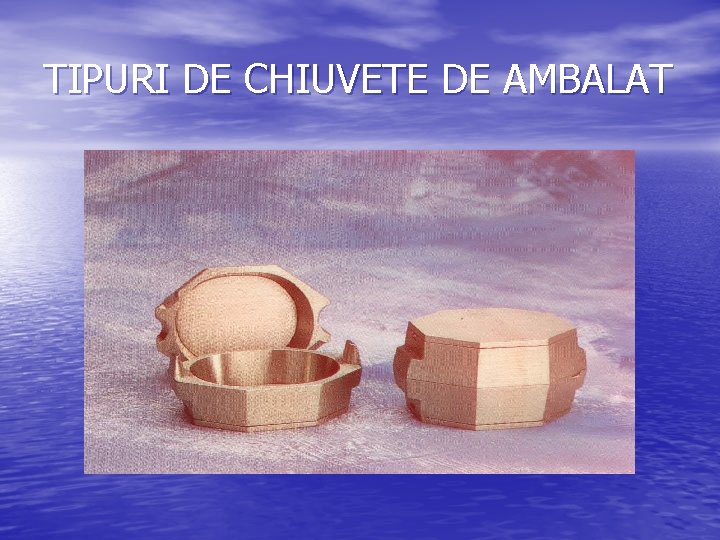 TIPURI DE CHIUVETE DE AMBALAT 