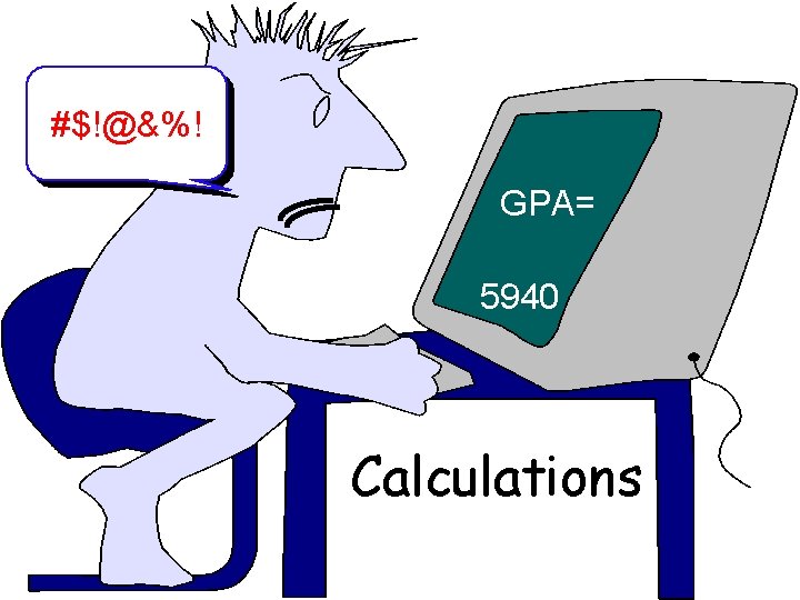 #$!@&%! GPA= 5940 Calculations 