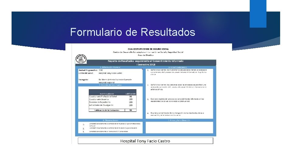 Formulario de Resultados 