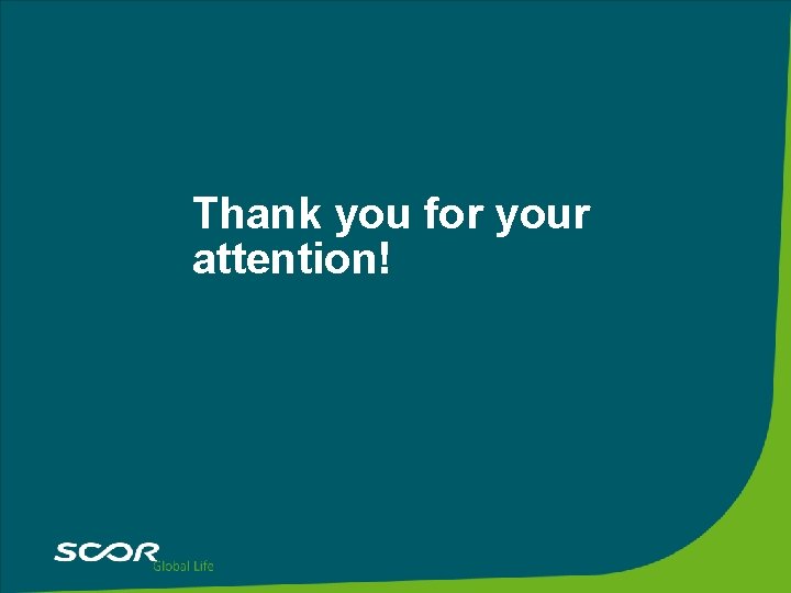 Thank you for your attention! 