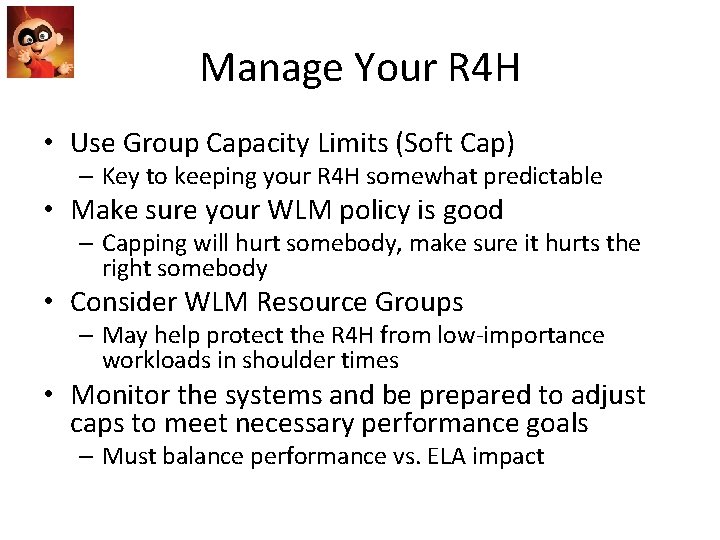 Manage Your R 4 H • Use Group Capacity Limits (Soft Cap) – Key