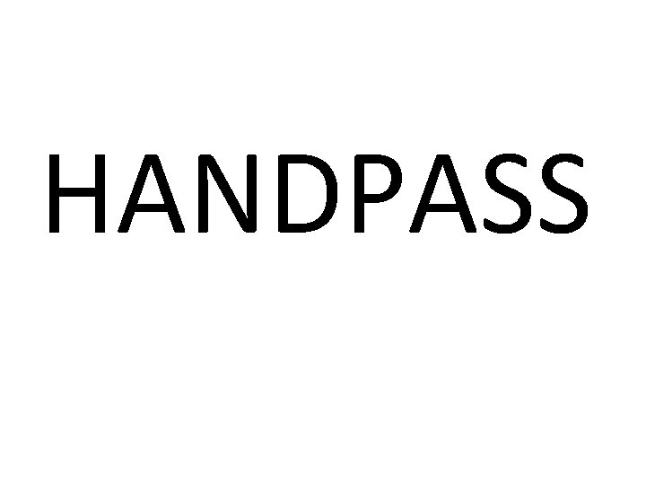 HANDPASS 