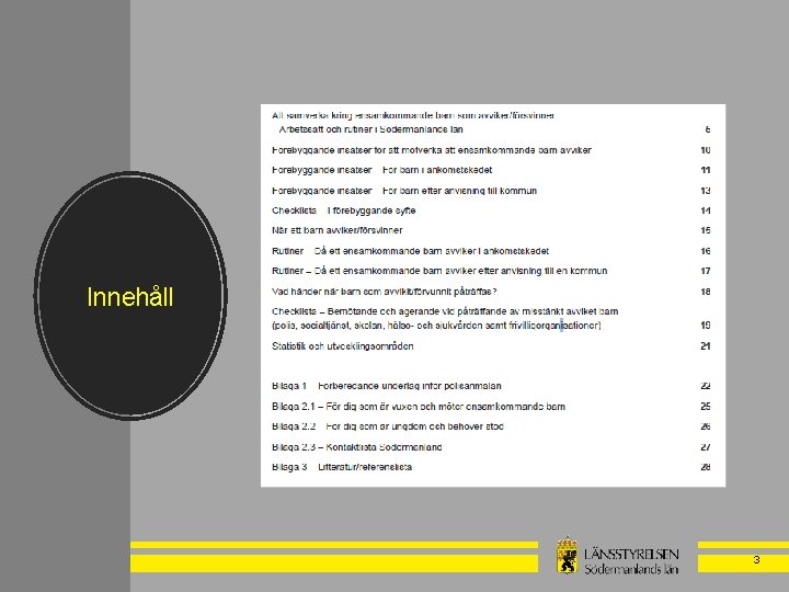 Innehåll 3 