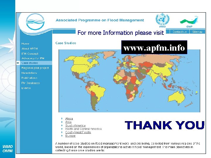 For more Information please visit www. apfm. info 