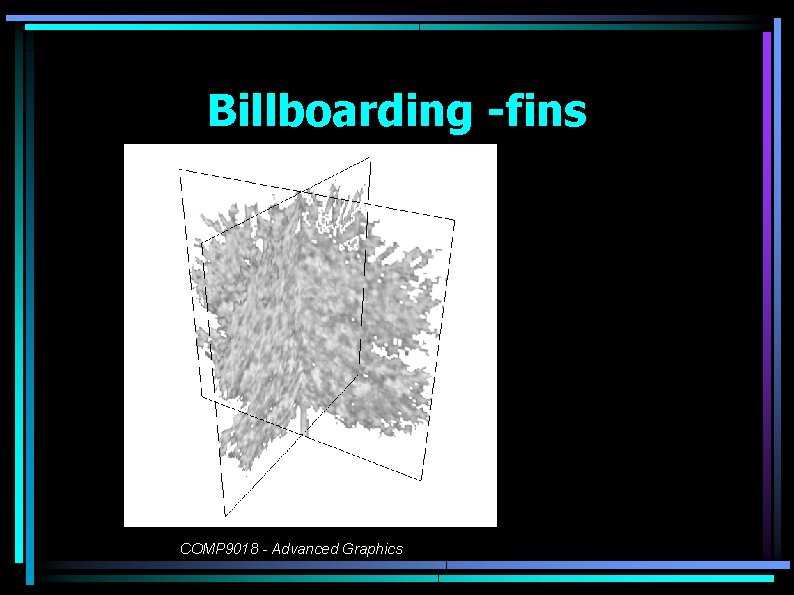 Billboarding -fins COMP 9018 - Advanced Graphics 