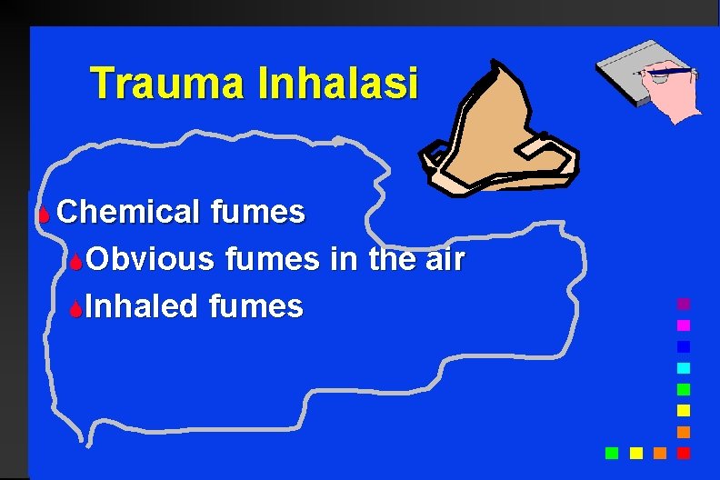 Trauma Inhalasi S Chemical fumes SObvious fumes in the air SInhaled fumes 