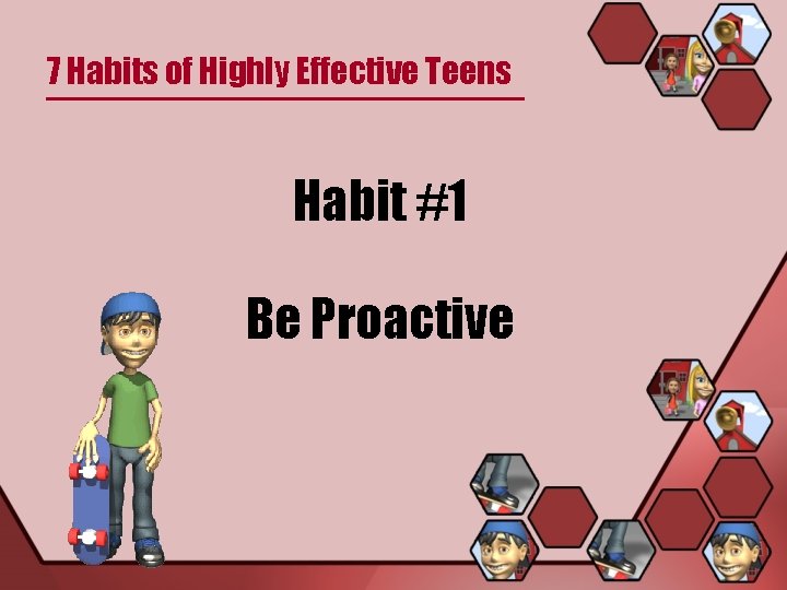 7 Habits of Highly Effective Teens Habit #1 Be Proactive 