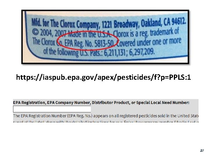 https: //iaspub. epa. gov/apex/pesticides/f? p=PPLS: 1 18 