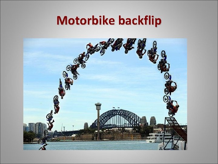 Motorbike backflip 