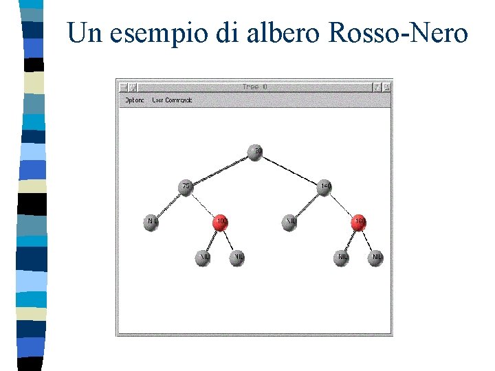 Un esempio di albero Rosso-Nero 