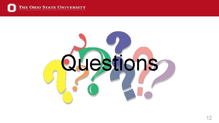 Questions 12 