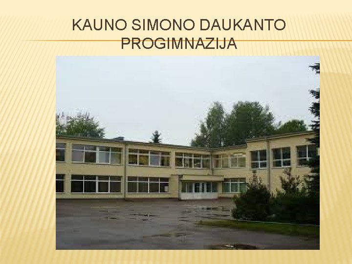 KAUNO SIMONO DAUKANTO PROGIMNAZIJA 