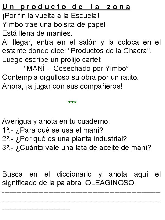 Un producto de la zona ¡Por fin la vuelta a la Escuela! Yimbo trae