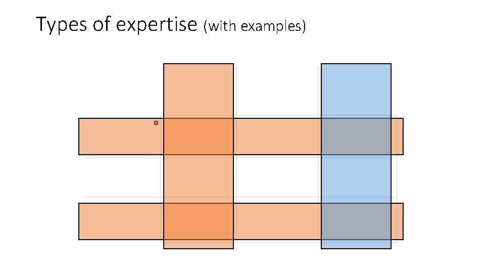 Types of expertise (with examples) 