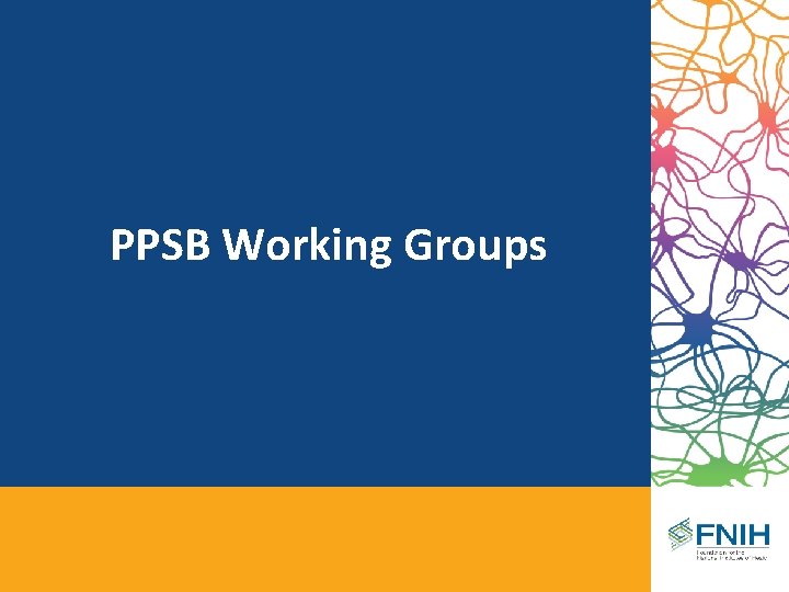 PPSB Working Groups 