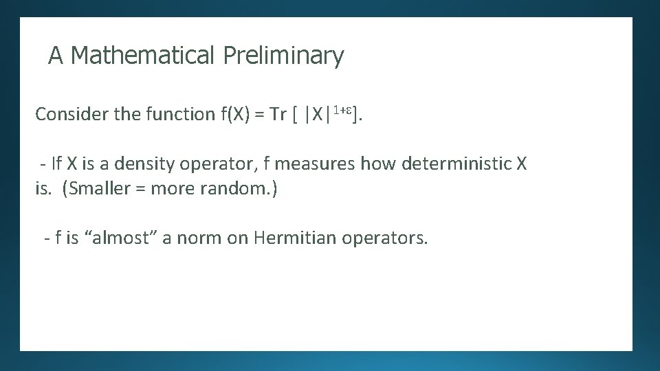 ARandomness Mathematical Preliminary Expansion 1+e]. [Several authors]: an unentangled adversary. Consider the function. Security