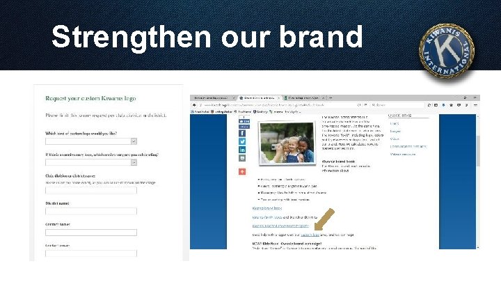 Strengthen our brand 