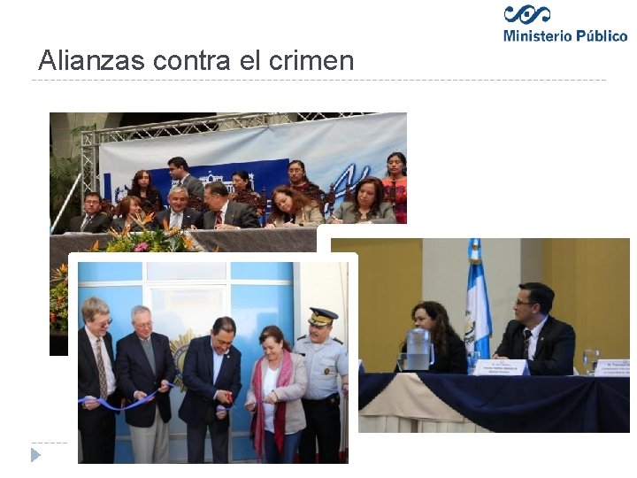 Alianzas contra el crimen 
