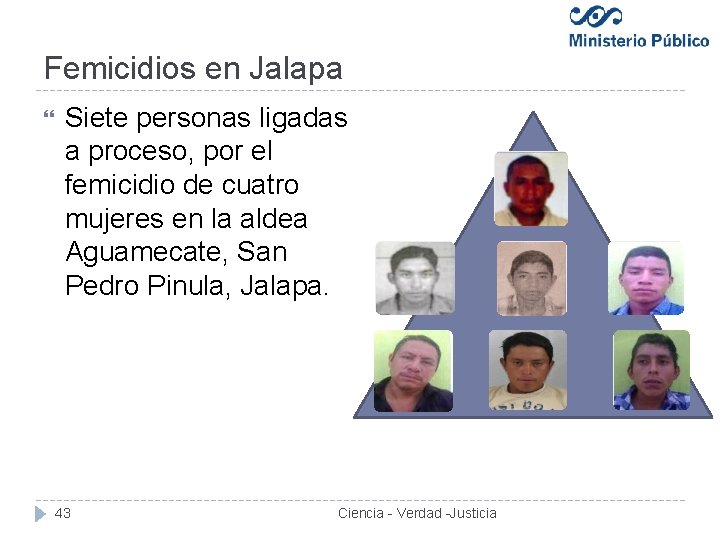 Femicidios en Jalapa Siete personas ligadas a proceso, por el femicidio de cuatro mujeres