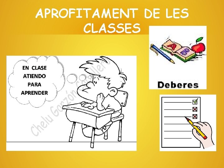 APROFITAMENT DE LES CLASSES 