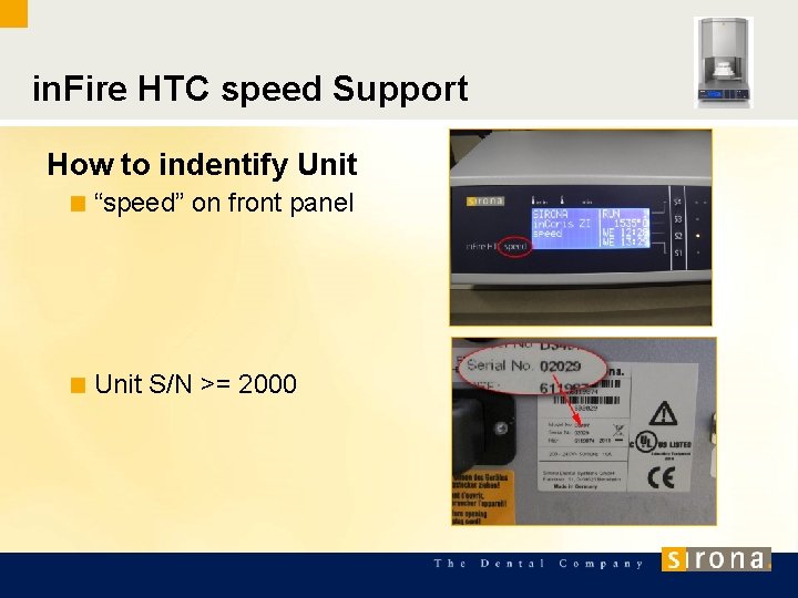 in. Fire HTC speed Support How to indentify Unit “speed” on front panel Unit