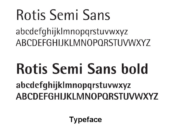 Typeface 