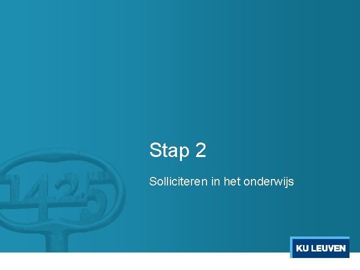 Stap 2 Solliciteren in het onderwijs 