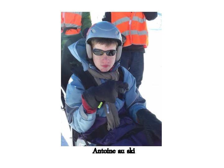 Antoine au ski 