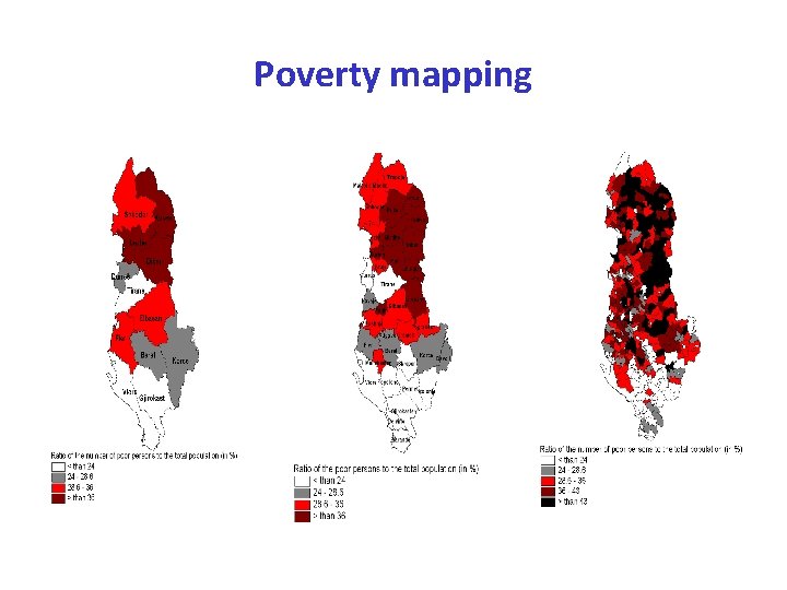 Poverty mapping 
