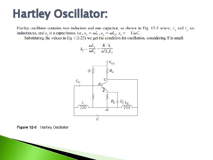 Hartley Oscillator: 