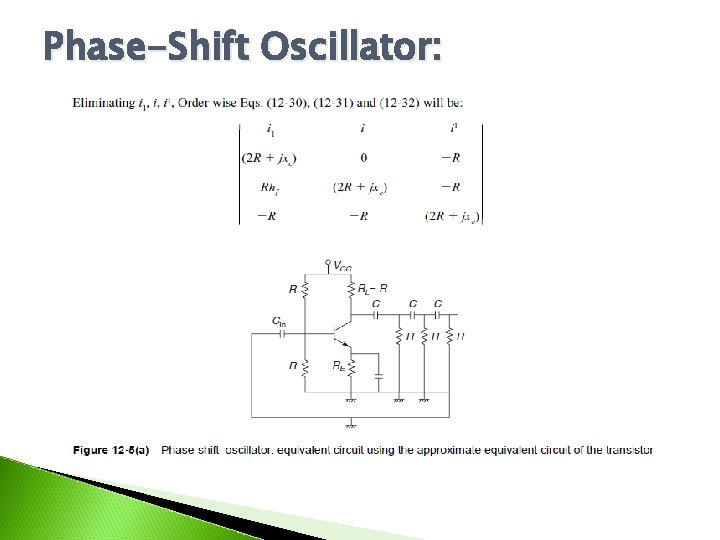 Phase-Shift Oscillator: 