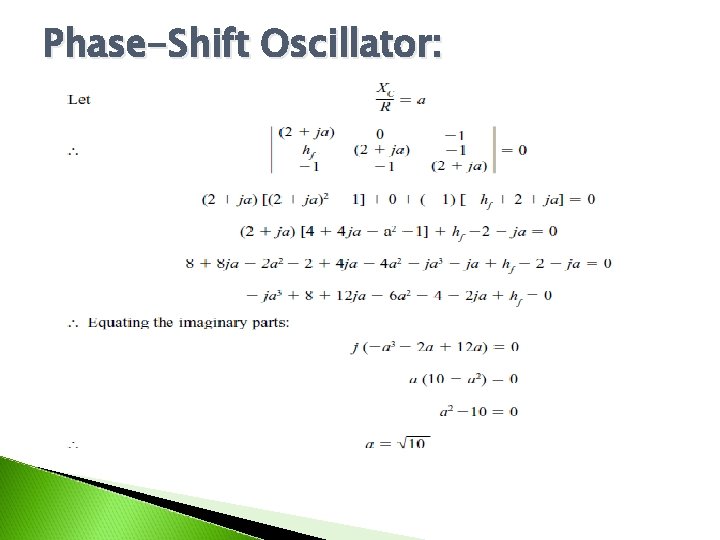 Phase-Shift Oscillator: 