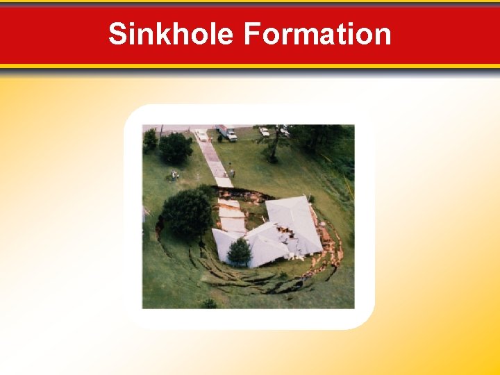Sinkhole Formation 