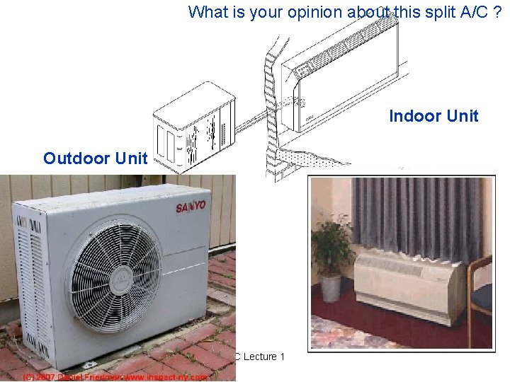 What is your opinion about this split A/C ? Indoor Unit Outdoor Unit 2/10/2013