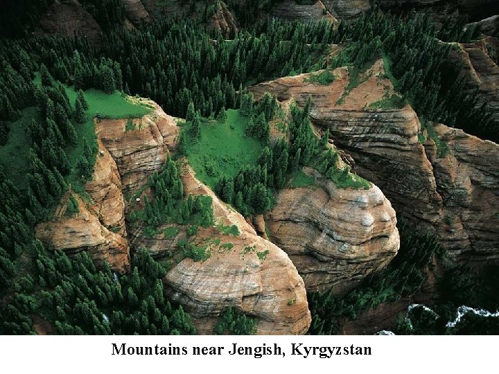 Mountains near Jengish, Kyrgyzstan 