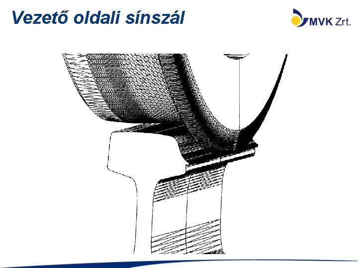 Vezető oldali sínszál 