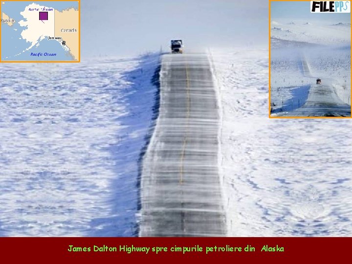 James Dalton Highway spre cimpurile petroliere din Alaska 