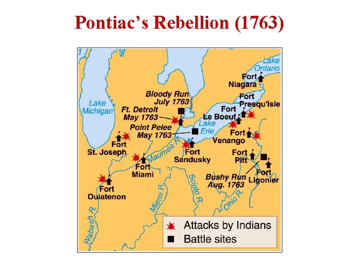 Pontiac’s Rebellion (1763) 